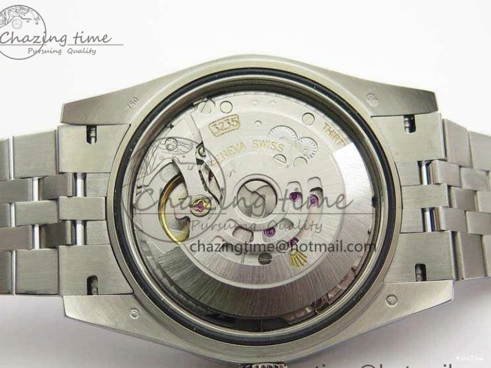 MiroTime 0204 DateJust Smooth Bezel SS Noob 1:1 Best Edition Gray Sticks Dial On Jubilee Bracelet A Packable 3505